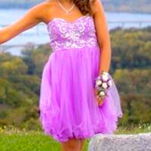 Homecoming/Prom Dress in Lilac